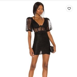 For love and lemons x revolve puff sleeve mini dress